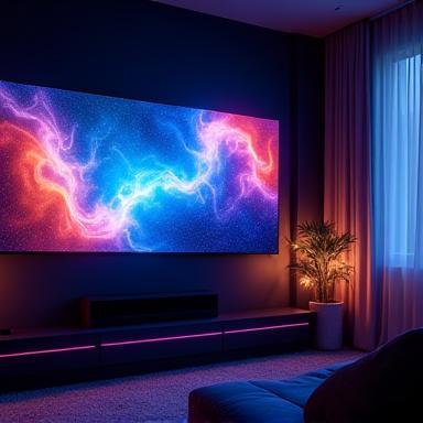 Smart TVs and home entertainment systems showcase